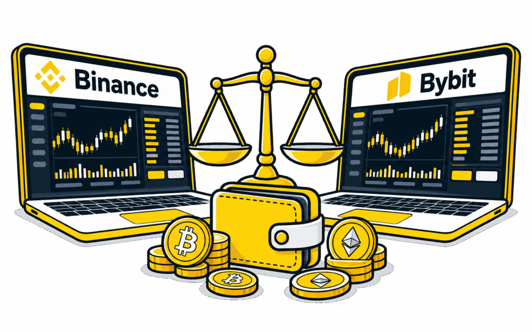 Binance vs Bybit (2026): Spotové poplatky, financování a obchodování