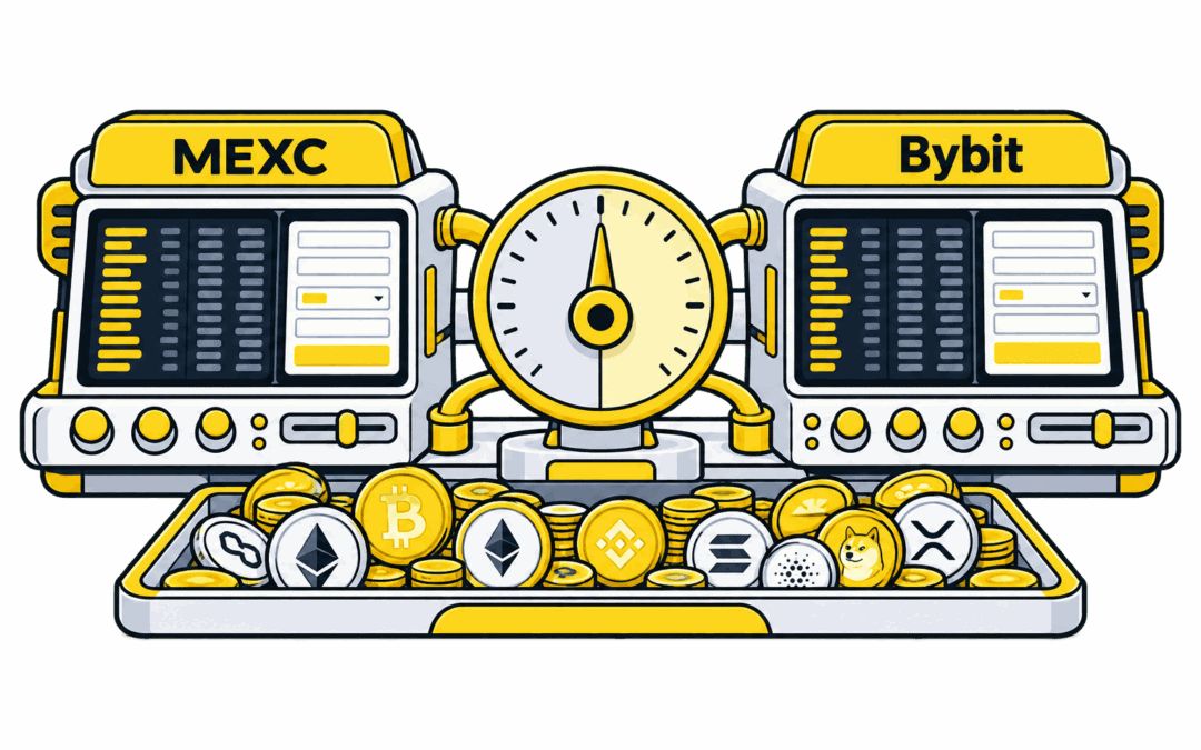 MEXC vs Bybit (2026): Spotové poplatky, tokeny a funkce účtu